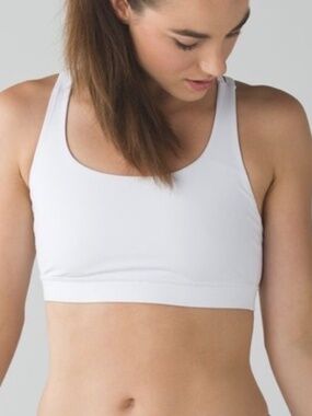 💐NWT💐 Lululemon Energy Bra White - size 14